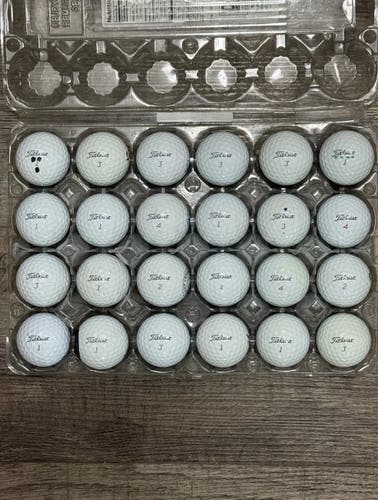 24 Titleist Pro V1x Golf Balls - 4A Near-Mint Condition