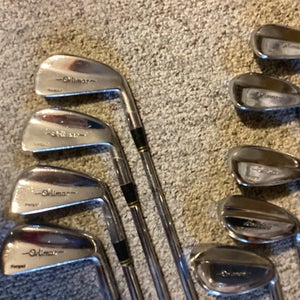 Orlimar forged blade iron set.  Bonus maple fairway woods included.  Read description.