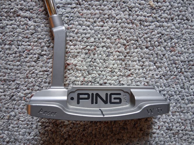 Ping Anser JAS Putter 35.5".  Multi material Titanium/Tungsten Anser putter.