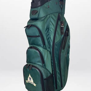 Burton XLT Cart Bag (Hunter Green, 10" 15-way) Congressional CC Logo Golf NSW