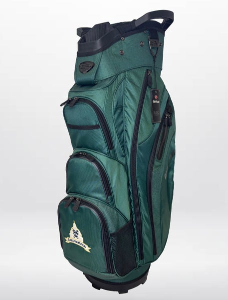 Burton XLT Cart Bag (Hunter Green, 10" 15-way) Congressional CC Logo Golf NSW