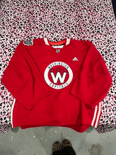 Washington Capitals Stadium Series goalie practice jersey 60G