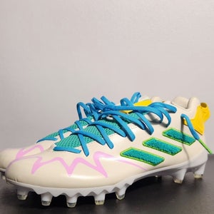 Men's Size M 12.0 (W 13.0) Adidas High Top Molded Cleats (New)