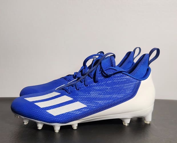 2022 Adidas Adizero Scorch  Football Cleats Royal Blue White Men's Size 13