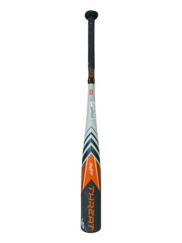 Used Rawlings THREAT RUT4T12 BB/SB USSSA 2 3/4 Bat Charcoal And Orange 28" 11862-S000089607