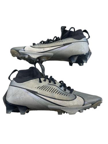 Used Nike VAPOR Adult FB Cleats Black And Grey Senior 8.5 11873-C000230874