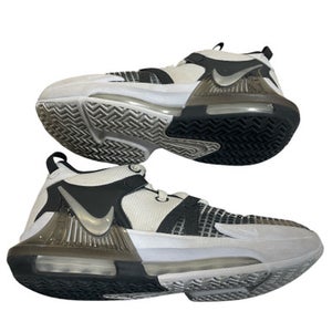 Used Nike LEBRON Basketball Shoes M Black And White Junior 04.5 11873-S000227336