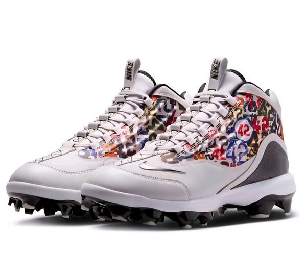 Nike Griffey 2 MCS Jackie Robinson Day HJ4509-001 Baseball Cleats Men's Size 10