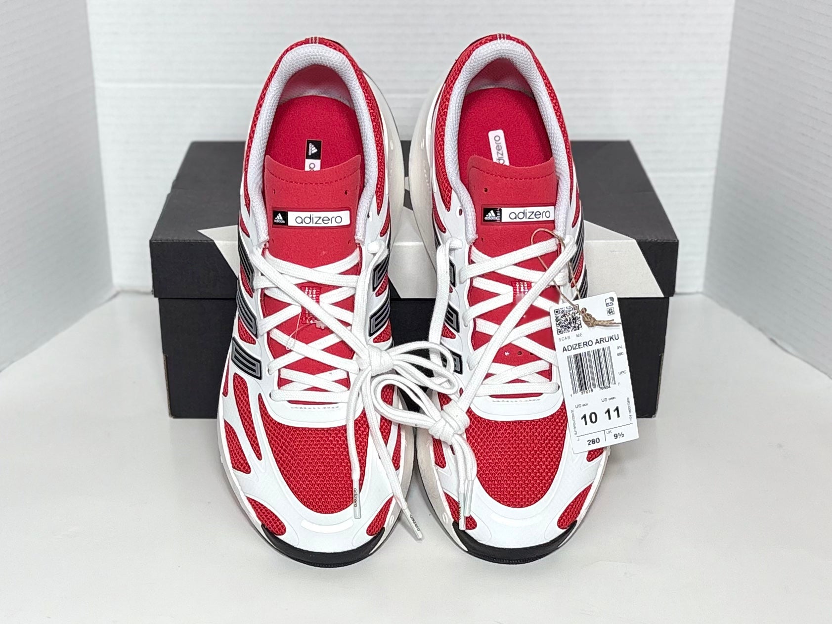 Adidas Adizero Aruku JI0308 Running Shoes Red White Black Men\'s Size 11 New Adidas Adizero Aruku – Oneness Boutique main image 3
