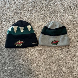 Minnesota Wild 2 Beanie bundle
