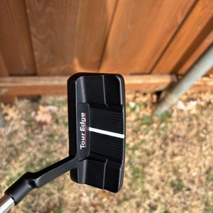 Black 2024 Tour Edge Template Maiden Putter,34.5”, double wide blade style