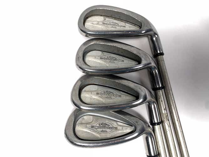 Callaway X-14 Iron Set 7-PW Steelhead X-14 Gems Ladies Graphite Womens RH
