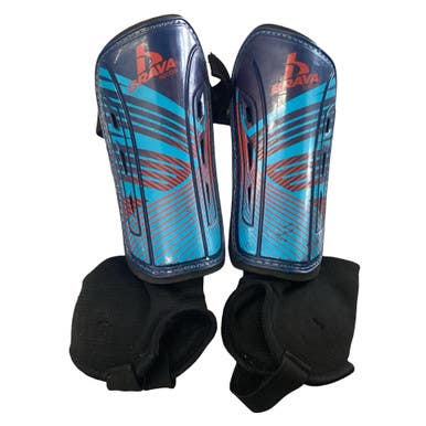 Used Brava Soccer Shin Guards Youth Navy Blue SM 11760-S000087143