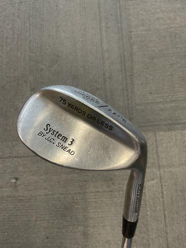 Used SYSTEM 3 SAND WEDGE Golf Wedge Mens RH 56 Degree 11614-S000230059
