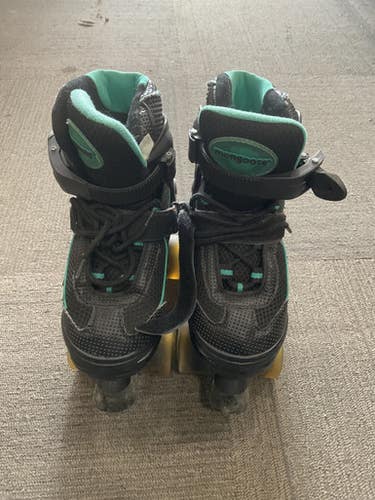 Used Mongoose ADJ QUAD SKATES Junior Roller Quad Skates Black Junior 01 11614-S000230043