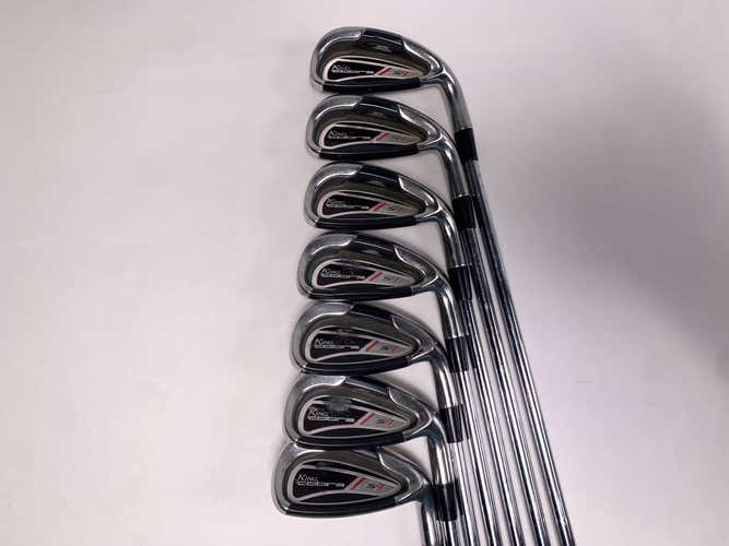 Cobra S9 Iron Set 4-PW N.S. Pro Stiff Steel Mens RH Midsize Grips +1"