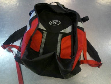 Used Rawlings BACKPACK BB/SB Player Backpack Black 11339-S000198312