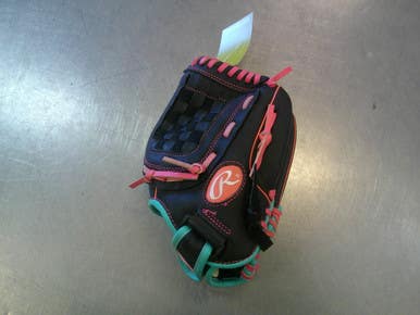 Used Rawlings HIGHLIGHT SERIES BB/SB Glove RH Throw Black 11 1/2" 11339-S000198315