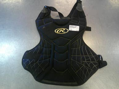 Used Rawlings CHEST Catchers Chest Protector Black Junior 11339-S000198291