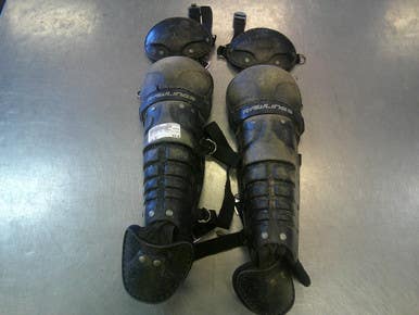 Used Rawlings LEG GUARDS Catchers Leg Guards Black Junior 11339-S000198290