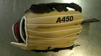 New Wilson A450 ADVISORY STAFF BB/SB Glove RH Throw 11868-A450-ADVISORY-STAFF