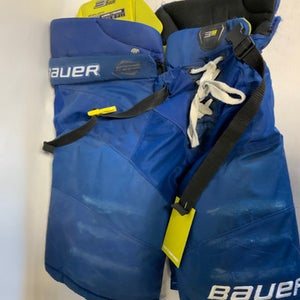 Used Bauer SUPREME 3SPRO Junior Pant Royal Blue LG 11823-S000037098