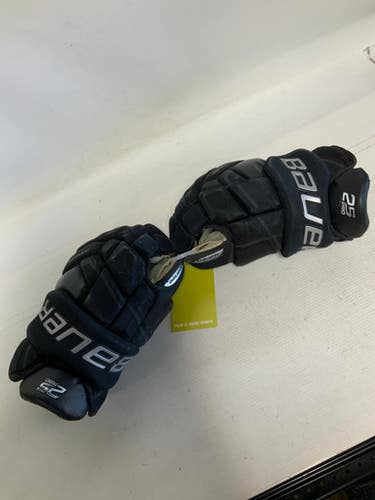Used Bauer SUPREME 2S PRO Junior Gloves Black 12" 11823-S000037099