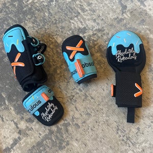 Sliding Mitt, elbow, and shin guard bundle Used)
