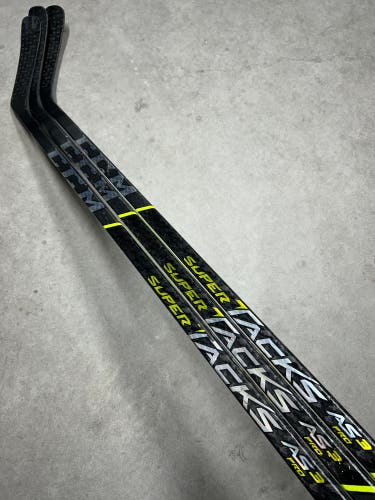 3 Pack 85 Flex Custom P28 Senior Square Toe CCM Super Tacks AS3 Pro Right Hand Hockey