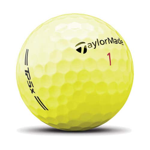 Taylor Made TP5x Golf Balls (Hi-Vis Yellow, 3pk) 1 Sleeve 2026 NEW