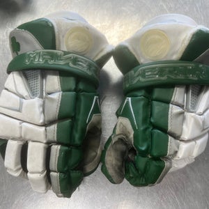 Used Maverik GLOVES Lacrosse Gloves Mens Green 13" 11497-S000155112