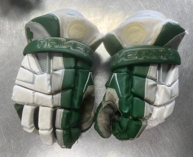 Used Maverik GLOVES Lacrosse Gloves Mens Green 13" 11497-S000155112