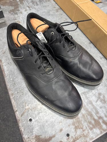 Used Foot Joy Mens Golf Shoes Black Senior 12 11337-S000478461