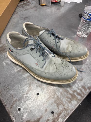 Used Foot Joy Mens Golf Shoes Grey Senior 10 11337-S000478463