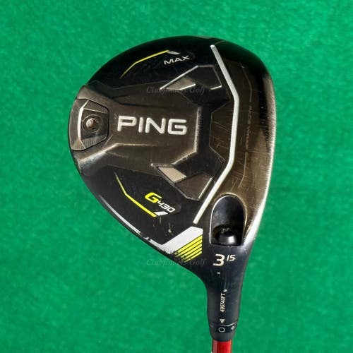 Ping G430 MAX 15 Fairway Wood 3 Project X Denali Red 70G 6.0 Stiff w/ HC