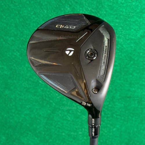 TaylorMade Qi4D 15 3 Fairway Wood Mitsubishi REAX Silver 75 Stiff w/ HC