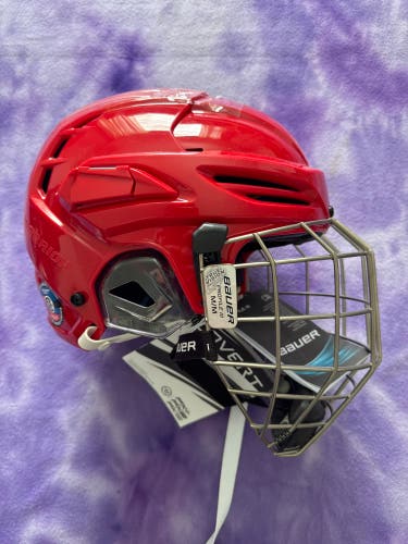 Red Medium Warrior Covert PX+ Helmet (New)