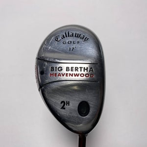 Callaway Big Bertha Heavenwood 2 Hybrid 17* RCH 75w 75g Firm Graphite Mens RH