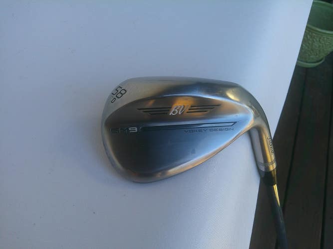 Titleist BV SM9 58.12D* Lob Wedge w/ Wedge Flex