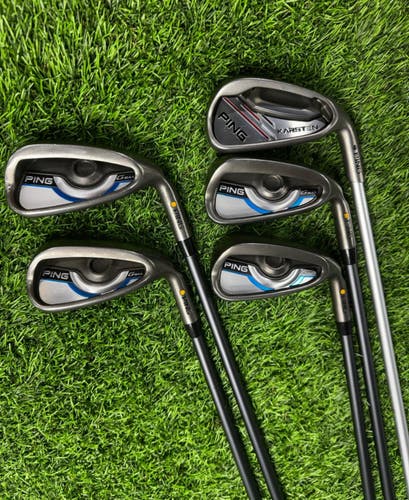 PING - G MAX - Yellow Dot - IRON SET 6-Pw - Graphite - CFS 65 - Senior Flex - RH