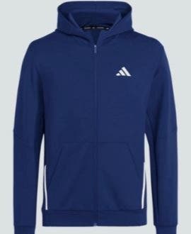 Adidas Navy Blue Women's Small D4T Full-Zip Sweatshirt (New)