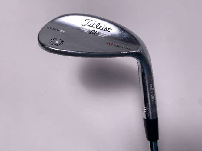 Titleist Vokey SM6 Tour Chrome Wedge 56* 8 Bounce M-Grind Wedge Steel Mens RH