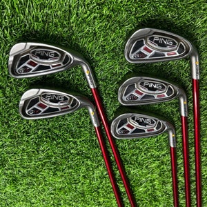 PING - G15 - Yellow Dot - IRONSET Set 6 - Pw - Graphite - Ping TFC149 - A Flex