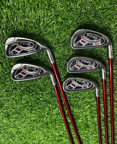 PING - G15 - Yellow Dot - IRONSET Set 6 - Pw - Graphite - Ping TFC149 - A Flex