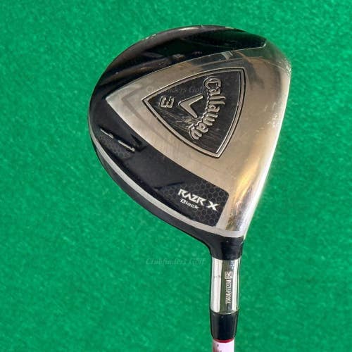 Callaway RAZR X Black Fairway 3 Wood Factory W60G Graphite Regular