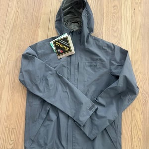 Gray Men's Small Marmot Jacket (New) GORE-TEX  MSRP $280 Minimalist. Ski /Snowboard ,Waterproof