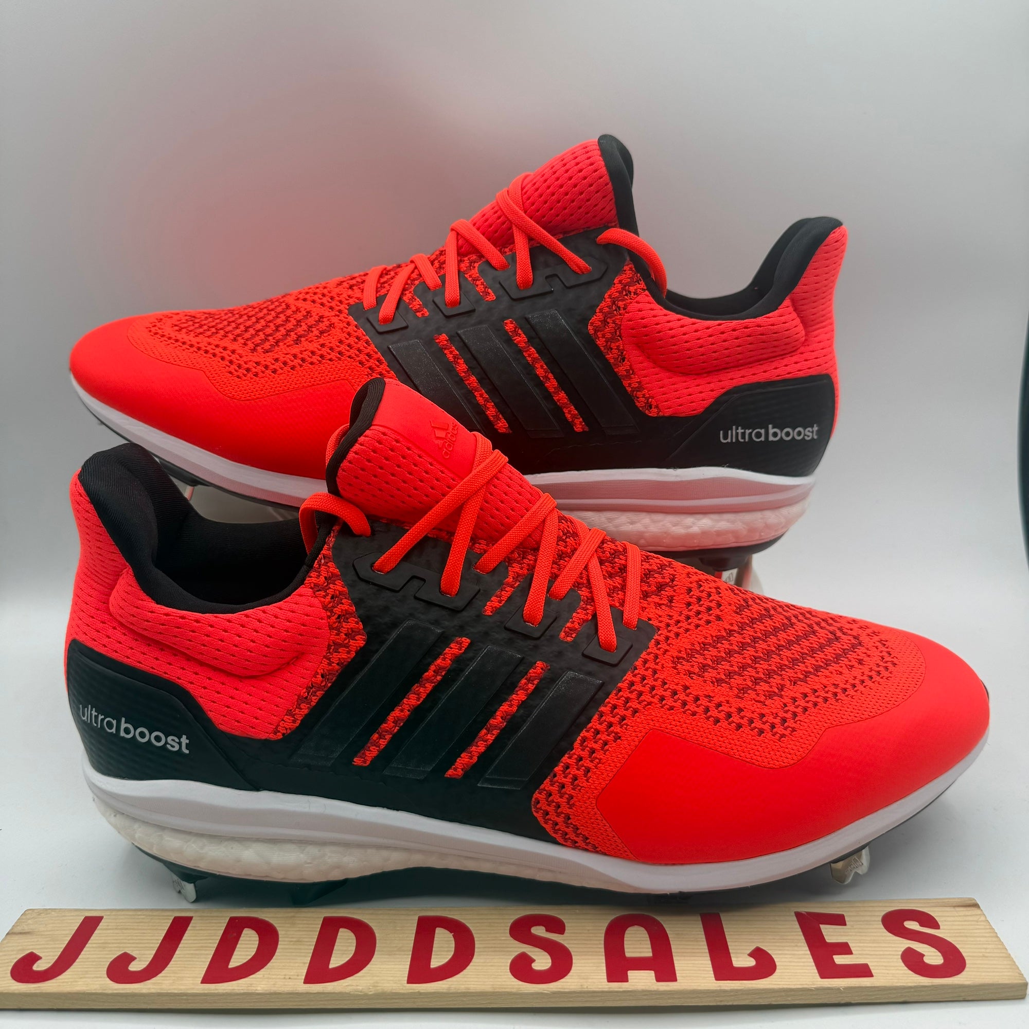 *NEW Men\'s 12 Adidas Ultraboost DNA 1.0 Dugout Talc Metal Baseball Cleats IH5210 Adidas Ultraboost DNA 1.0 Dugout  main image 3