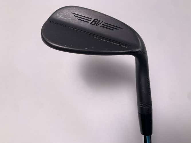 Titleist Vokey SM9 Jet Black Wedge 52* 12 Bounce F-Grind Wedge Steel Mens RH