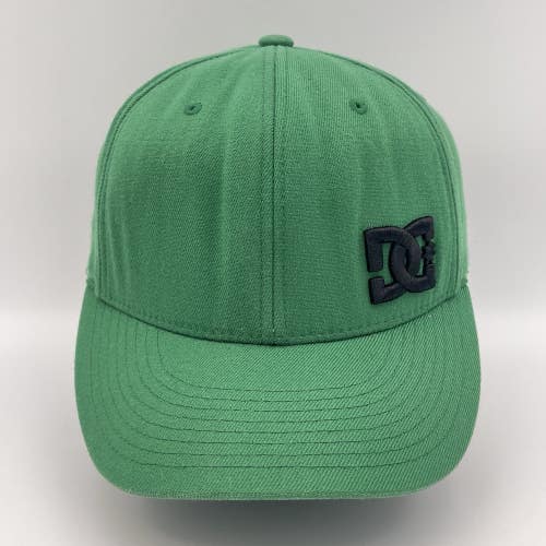 DC Shoes Green Flex Fit Hat Cap Mens Fitted Size L-XL  Skating