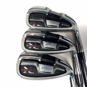 Tour Edge XCG7 Iron Set 8-PW Fujikura Fuel Exotics 50g Regular Graphite Mens RH